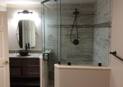 Hartwell Glass & Mirror Shower