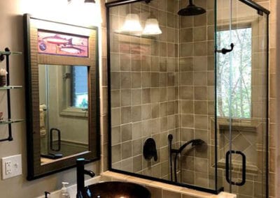 Hartwell Glass & Mirror Shower